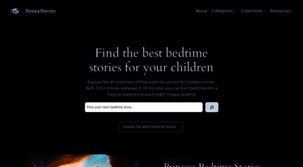 sleepystories.net