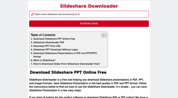 slidesharedownloader.org