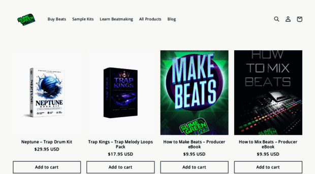 slimegreenbeats.com