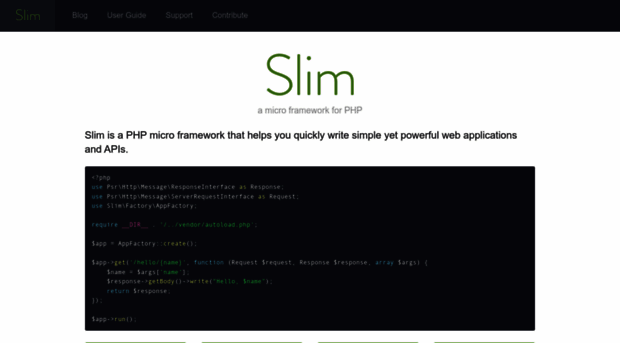 slimframework.com