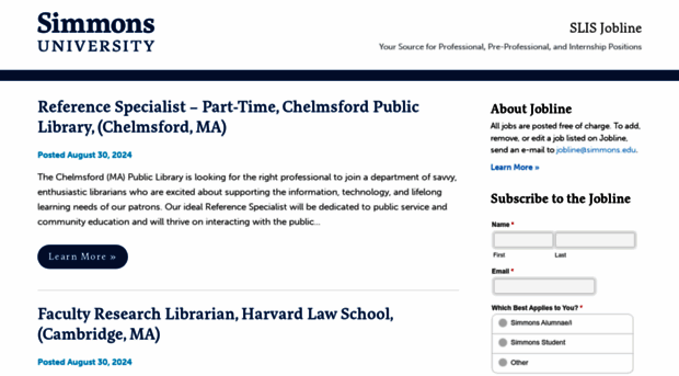 slis-jobline.simmons.edu