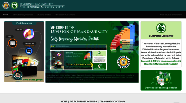 slmportal.depedmandaue.net
