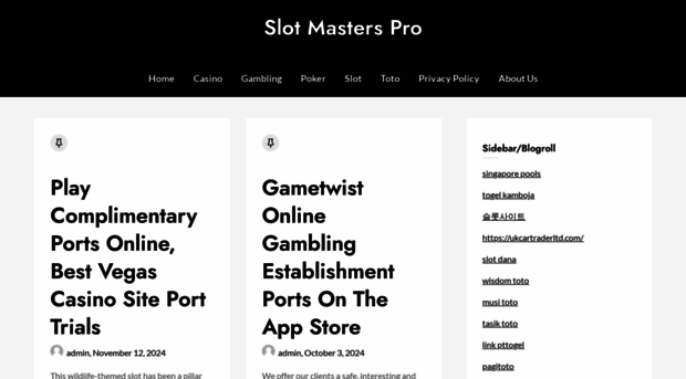 slotmasterspro.com