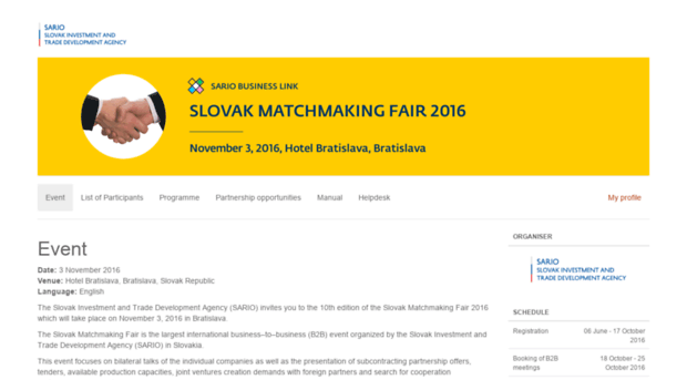 slovakmatchmakingfair2016.sario.sk