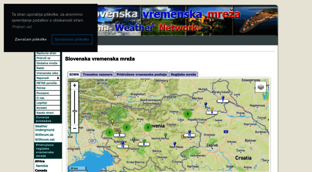 sloveniaweather.net