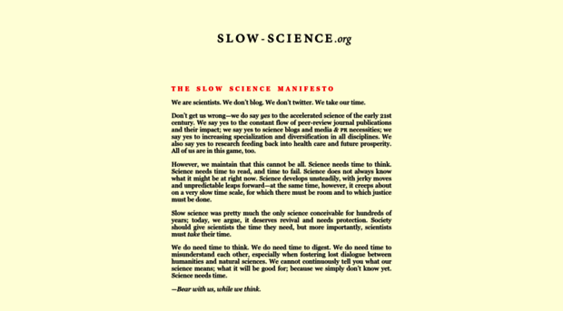 slow-science.org