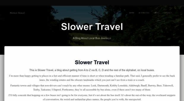 slowertravel.co.uk