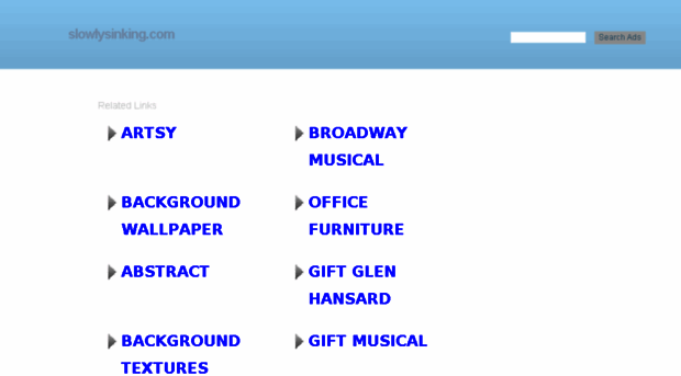 slowlysinking.com