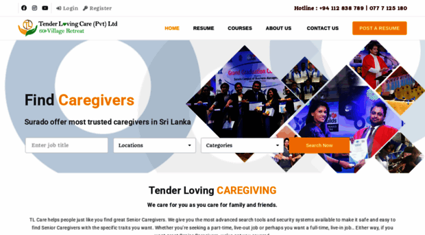 slprofessionalcaregivers.lk