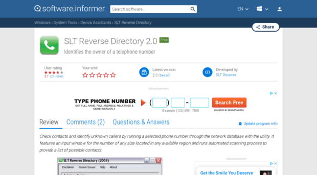 slt-reverse-directory.software.informer.com