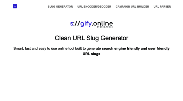 slugify.online