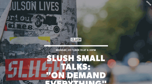 slushsmalltalks.splashthat.com