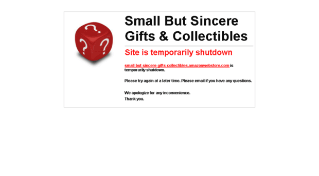 small-but-sincere-gifts-collectibles.amazonwebstore.com