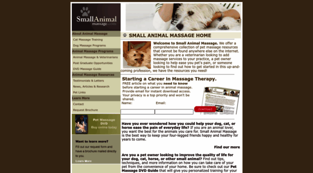 smallanimalmassage.com