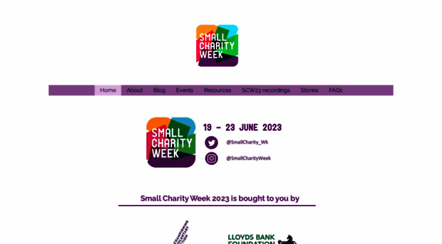 smallcharityweek.com