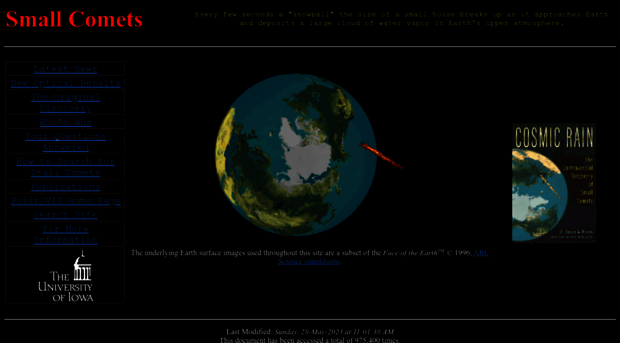 smallcomets.physics.uiowa.edu