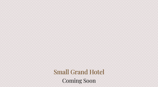 smallgrandhotels.com