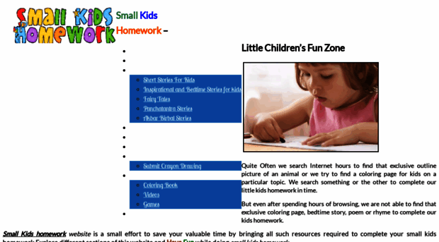 smallkidshomework.com