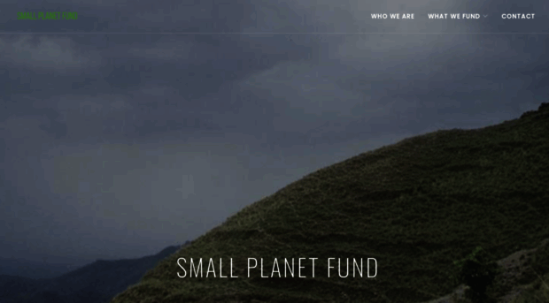smallplanetfund.org
