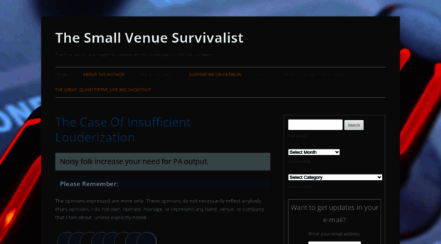 smallvenuesurvivalist.com