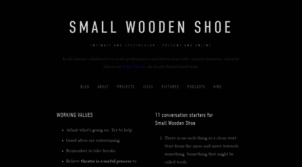 smallwoodenshoe.org