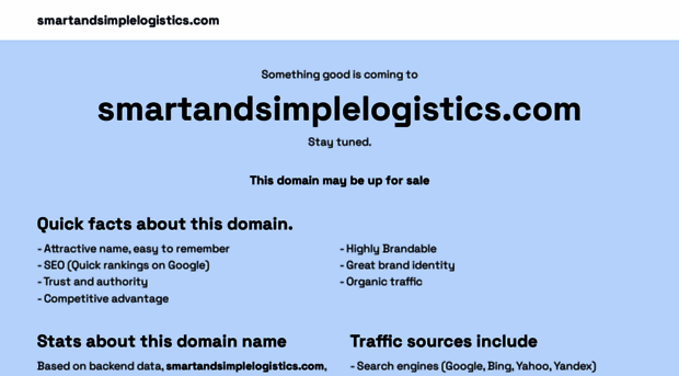 smartandsimplelogistics.com