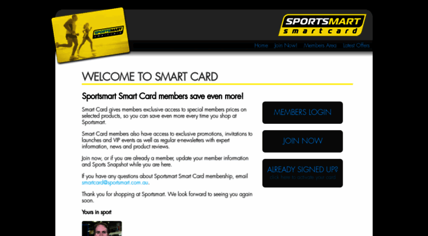 smartcard.sportsmart.com.au