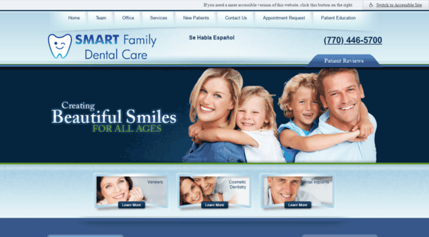 smartfamilydentalcare.com