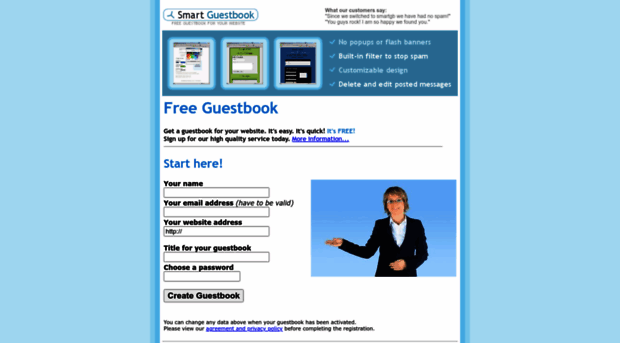 smartguestbook.com