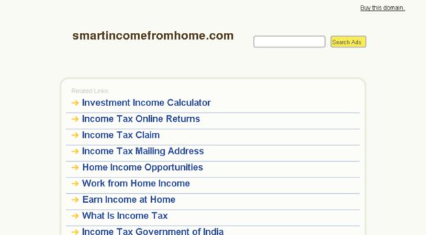 smartincomefromhome.com