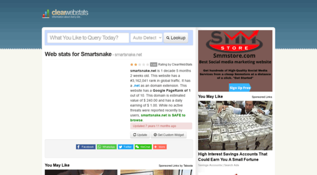 smartsnake.net.clearwebstats.com
