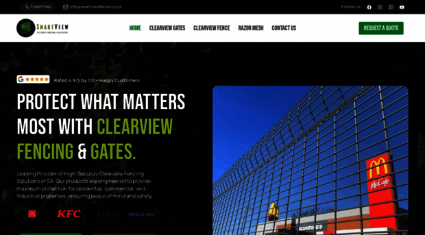 smartviewfence.co.za - SmartView – Security Fencing S... - Smart View Fence