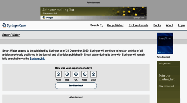 smartwaterjournal.springeropen.com