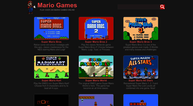Play Mario games online