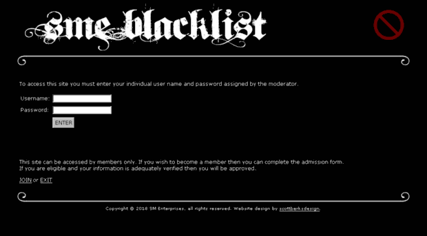 smenterprisesblacklist.com