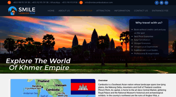 smilecambodiatour.com