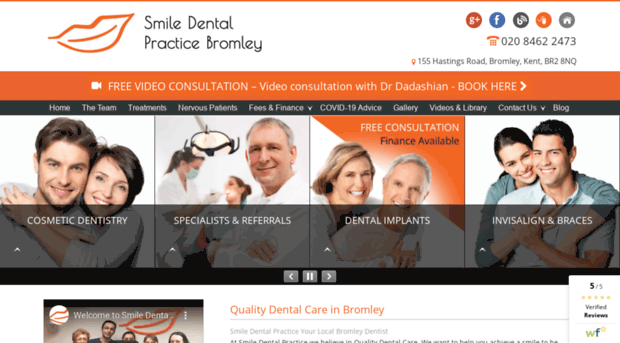 smiledentalpracticebromley.co.uk