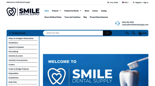 smiledentalsupply.com