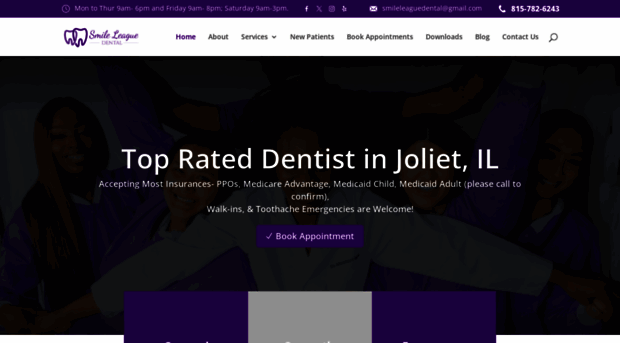 smileleaguedental.com