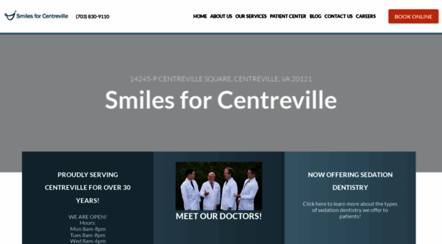 smilesforcentreville.com