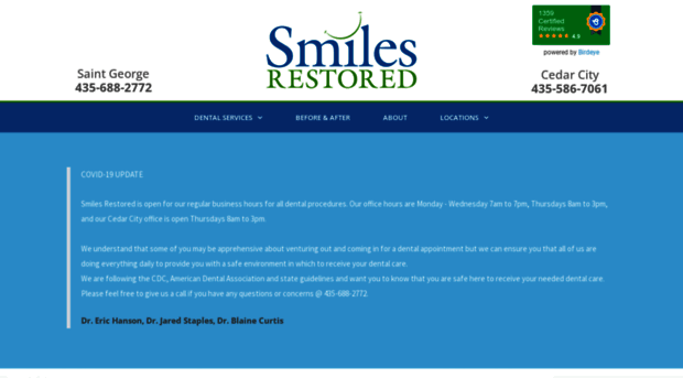 smilesrestoredofutah.com