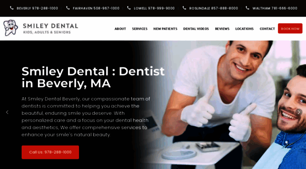 smileydentalbeverly.com