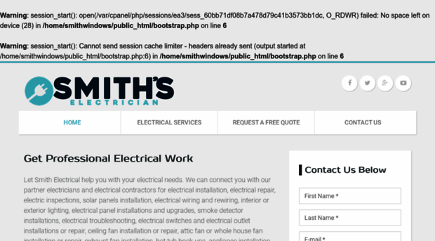 smithselectrician.com