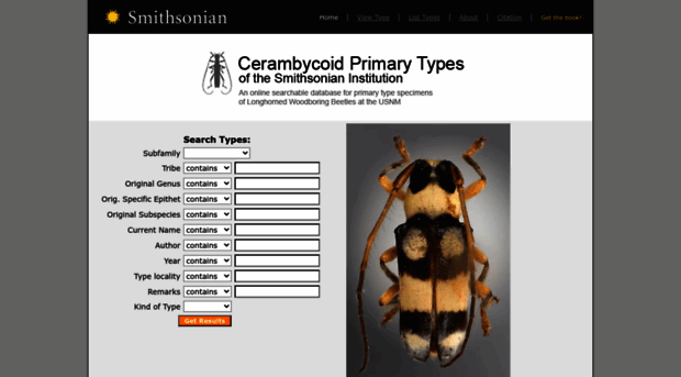 smithsoniancerambycidae.com