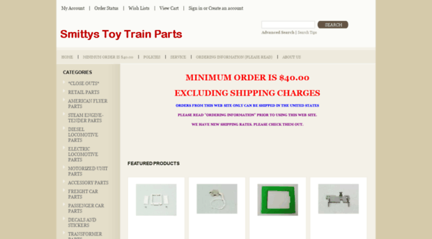 smittystoytrainparts.com