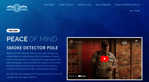 smokedetectorpole.com