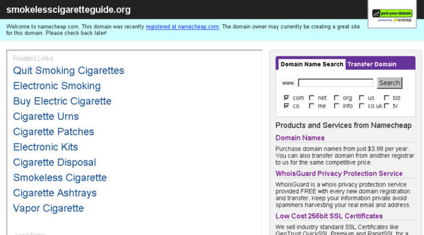 smokelesscigaretteguide.org