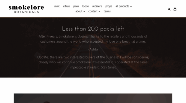 smokelorebotanicals.com
