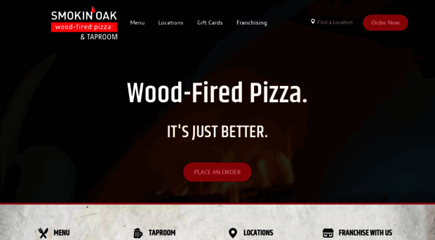 smokinoakpizza.com