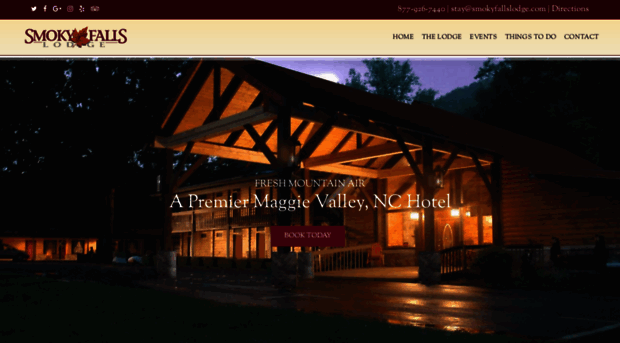 smokyfallslodge.com